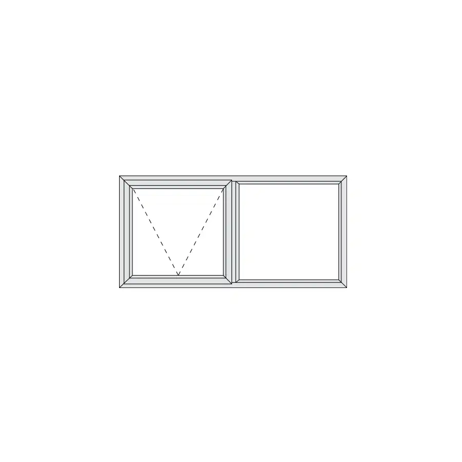Aluminium Top Hung Window 1190 x 590 - Alu28 Series