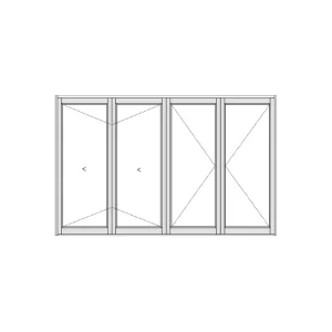 Aluminium Vistafold Folding Stacking Door 3300 x 2090 manufactured by www.aluminiumdoors.co.za