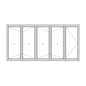 Aluminium Folding Stacking Door 4200 x 2090 - Manufactured by aluminiumdoors.co.za