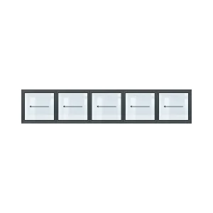 aw fold 25129 4500x900 5p charcoal glass left