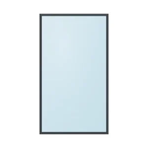 fixed aluminium window 1 panel fx1x1 1200 x 2100 mm