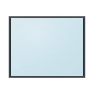fixed aluminium window 1 panel fx1x1 1500 x 1200 mm