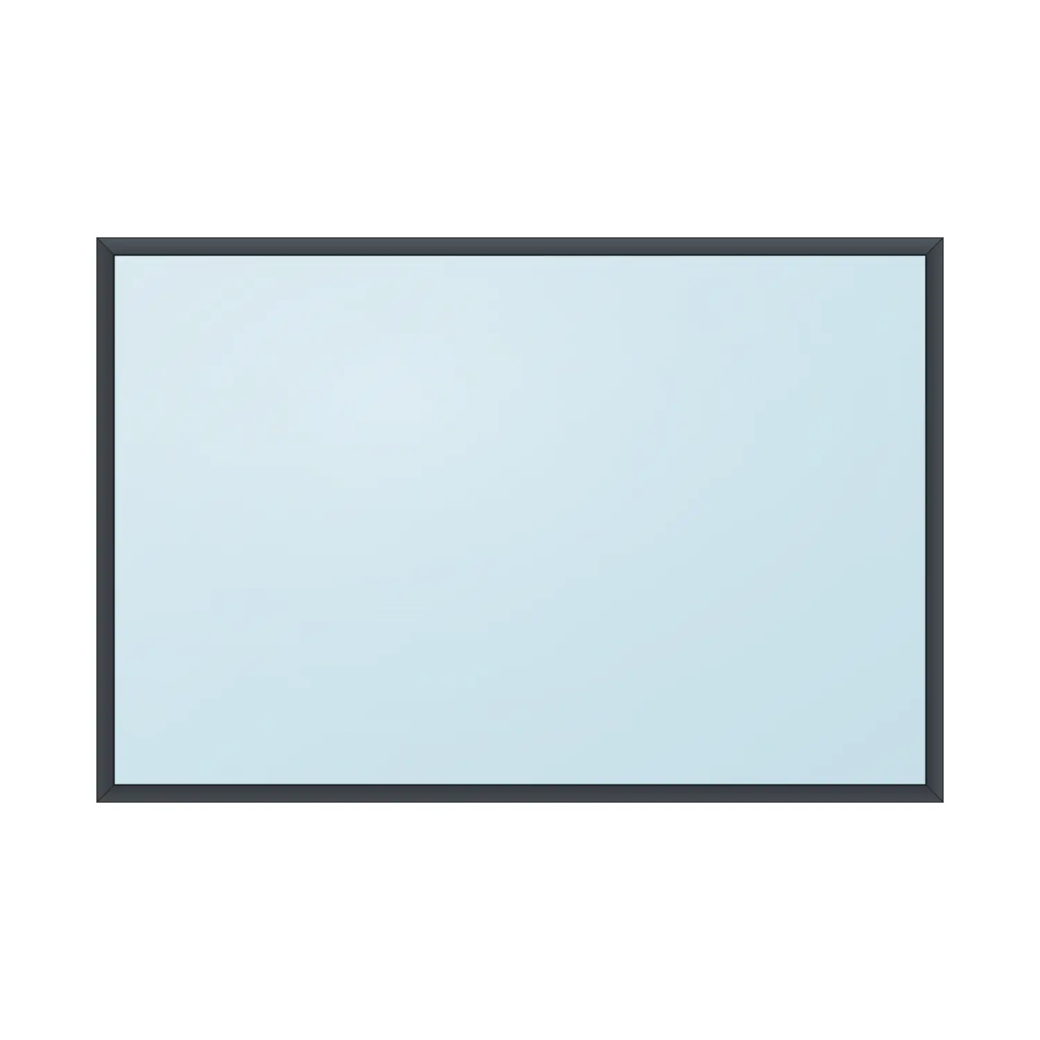 fixed aluminium window 1 panel fx1x1 1800 x 1200 mm