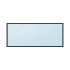 fixed aluminium window 1 panel fx1x1 2100 x 900 mm