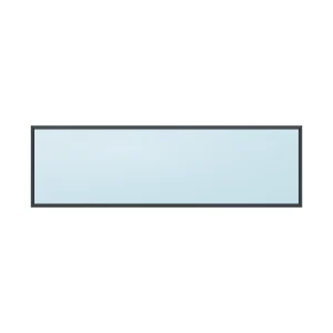fixed aluminium window 1 panel fx1x1 3000 x 900 mm