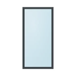 fixed aluminium window 1 panel fx1x1 600 x 1200 mm