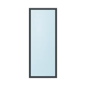 fixed aluminium window 1 panel fx1x1 600 x 1500 mm