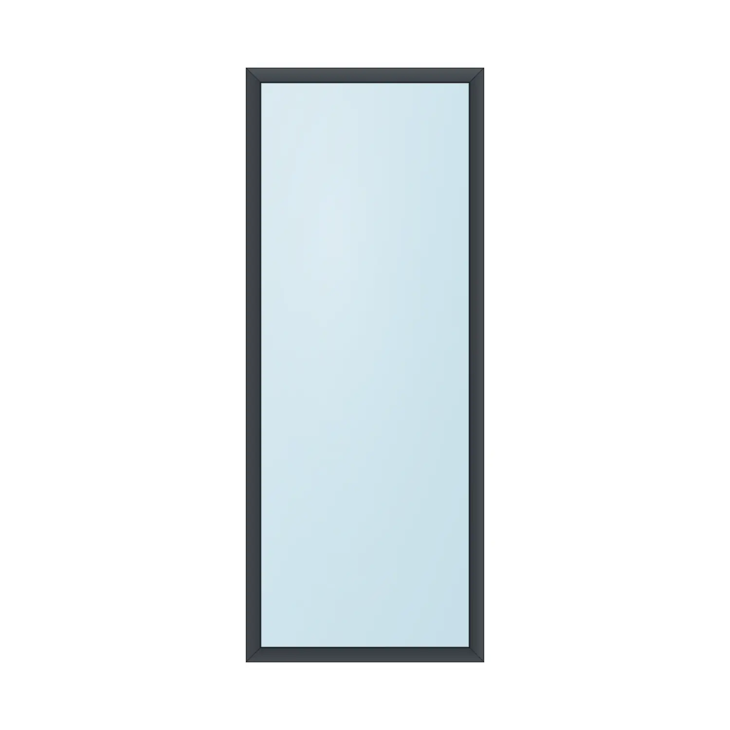 fixed aluminium window 1 panel fx1x1 600 x 1500 mm