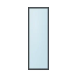 fixed aluminium window 1 panel fx1x1 600 x 1800 mm
