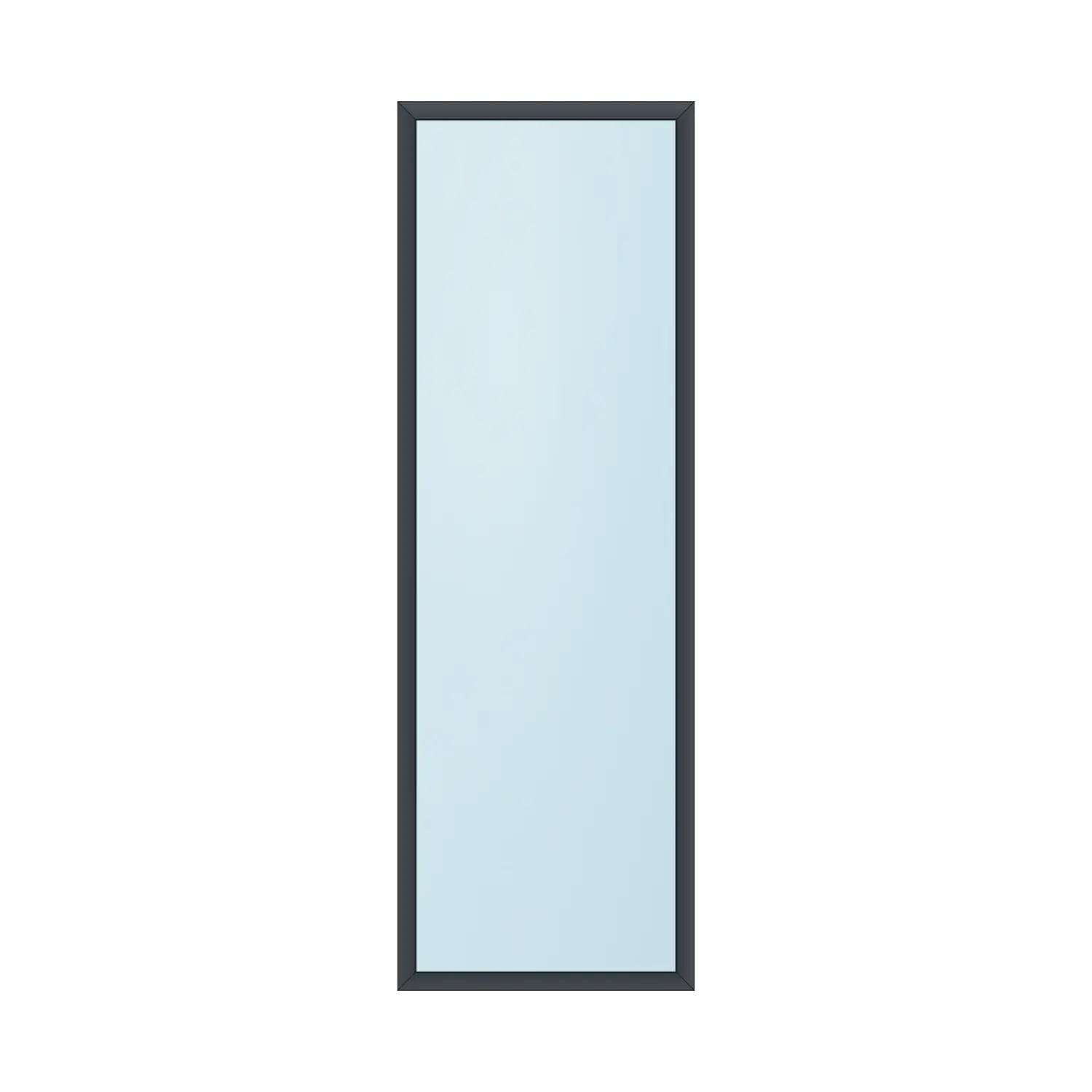 fixed aluminium window 1 panel fx1x1 600 x 1800 mm