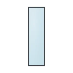 fixed aluminium window 1 panel fx1x1 600 x 2100 mm