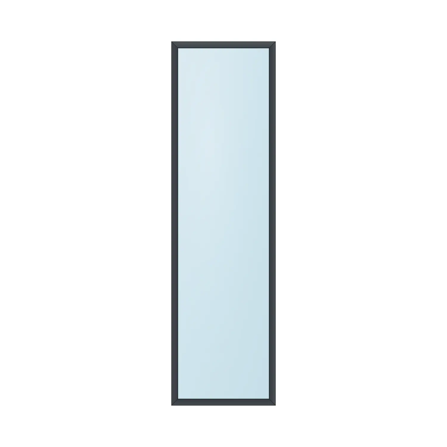 fixed aluminium window 1 panel fx1x1 600 x 2100 mm