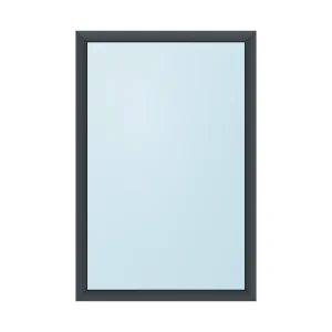 fixed aluminium window 1 panel fx1x1 600 x 900 mm