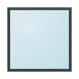 fixed aluminium window 1 panel fx1x1 900 x 900 mm