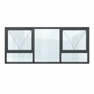 top hung 2270 2400x900 charcoal dashed v