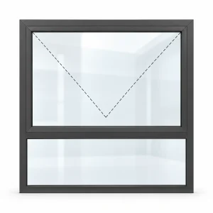 top hung 909 900x900 charcoal dashed v