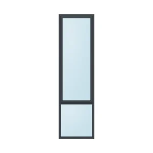 side hung aluminium window c44 75 mm sidelight sl6002100 c 600 x 2100 mm