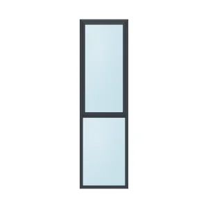 side hung aluminium window patio renaissance sidelight sl6002100 b 600 x 2100 mm